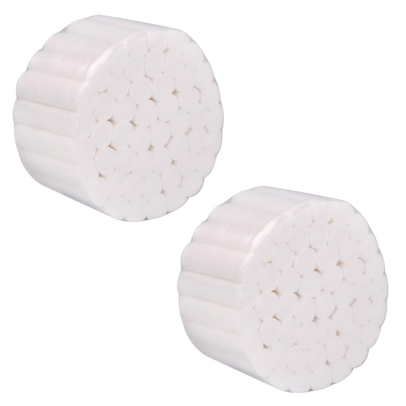 ONEMED 100 Count Dental Gauze Rolls Dental Cotton Rolls for Mouth Highly Absorbent Mouth Gauze Non Sterile 1.5 Inch Rolled Cotton Pads - Image 1
